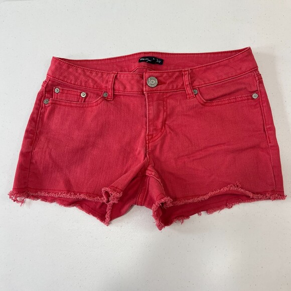 Gap Women's Hadley Red Cut Off Shorts Stretch Cotton Size 2 - Picture 1 of 10